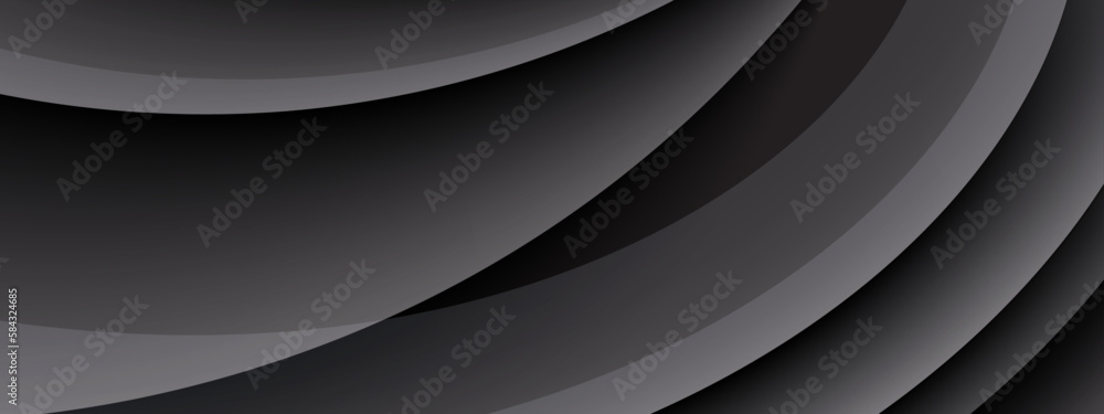 Abstract modern black banner design with corporate concept Abstract modern black banner design with corporate concept