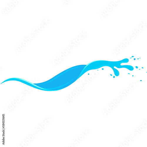 water splash flat design for decoration,ornament, website, web, mobile app, printing, banner, logo, poster design, etc.