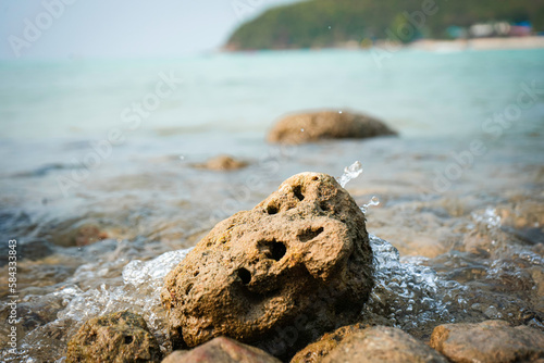 The sea was stop motion