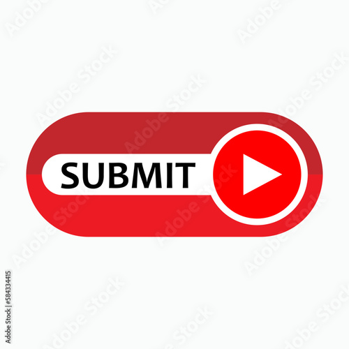 Submit Icon. Universal Interface - Vector.  