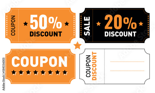 set of coupons for sale with discount