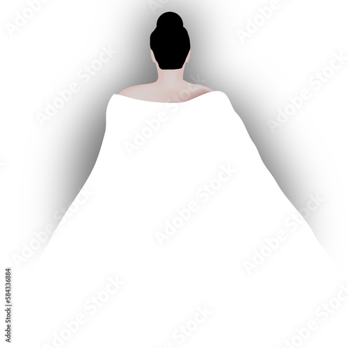 The Lady in the White Cape