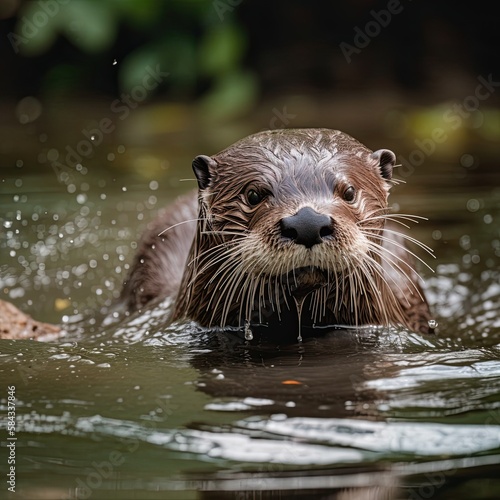 The Essential Guide to Feeding Otters: Discovering the Wild Wonders of Nature's Lovable Mammals: Generative AI © AIGen