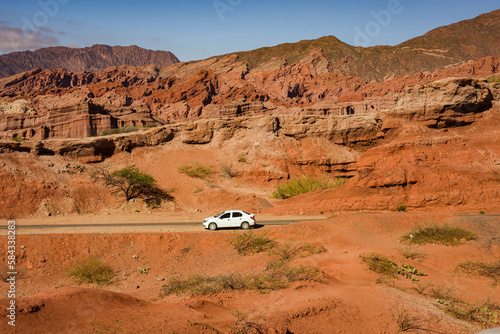 car in the desert