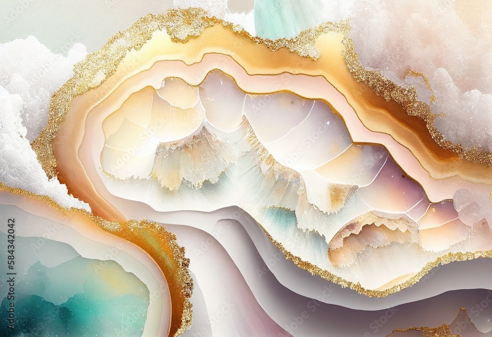 Abstract background of agate stone surface. Texture background. Generative AI Abstract background of agate stone surface. Texture background. Generative AI