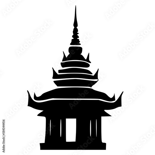 black and white of icon shape