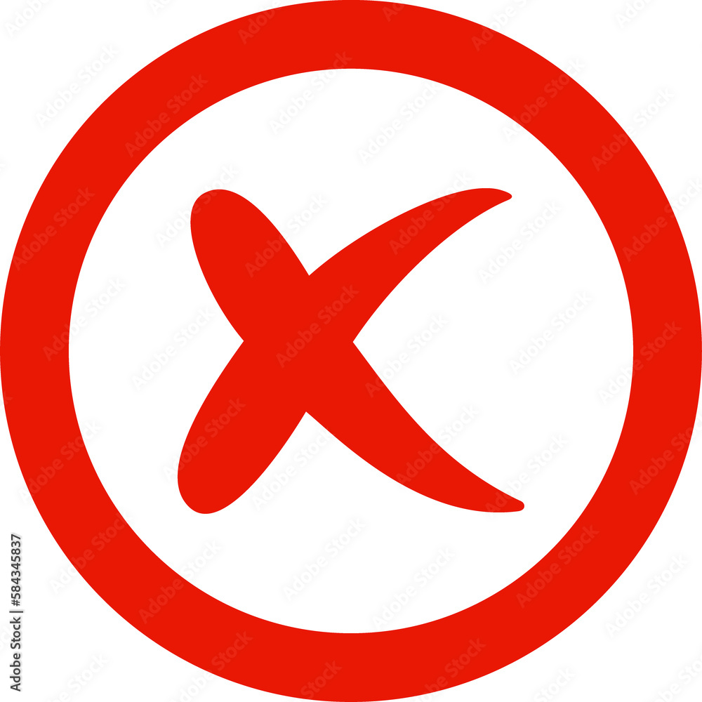 CHECK MARK - RED X. BUTTON FOR VOTE NO IN CIRCLE. RED CROSS MARK ICONS, PNG CHECK MARK - RED X. BUTTON FOR VOTE NO IN CIRCLE. RED CROSS MARK ICONS, PNG