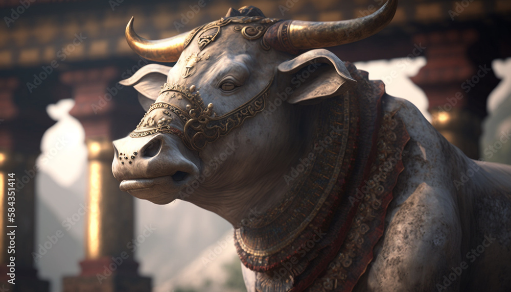 Nandi: The Divine Bull and Steadfast Companion of Lord Shiva Nandi: The Divine Bull and Steadfast Companion of Lord Shiva