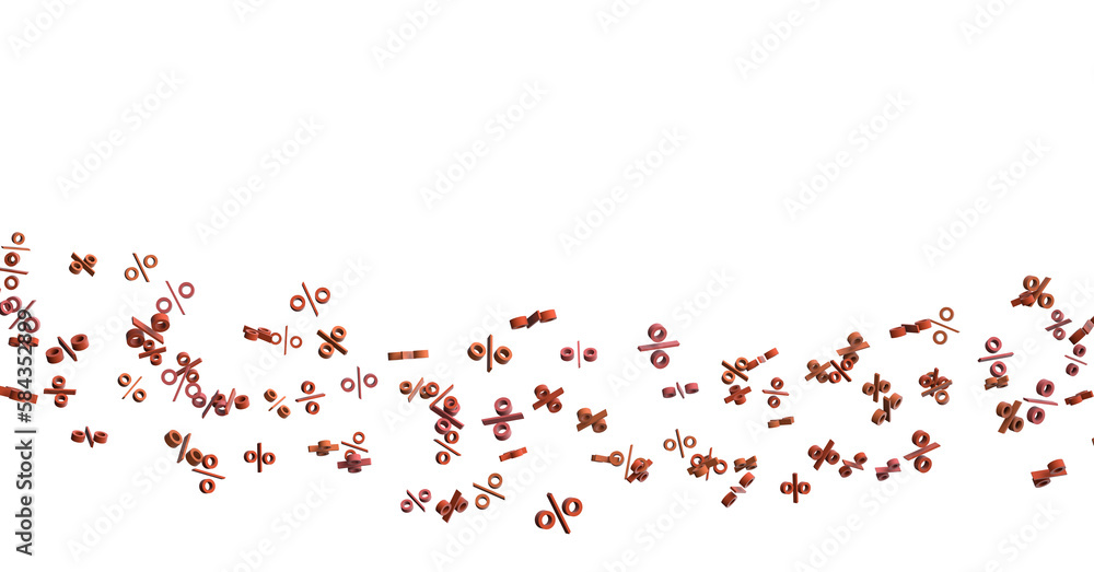 Obraz premium 3d percent rain