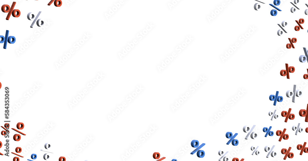 Obraz premium 3d percent rain