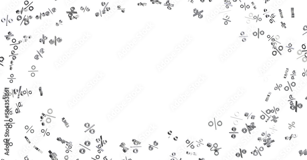 Sales icons floating in the air 3D rendering Sales icons floating in the air 3D rendering