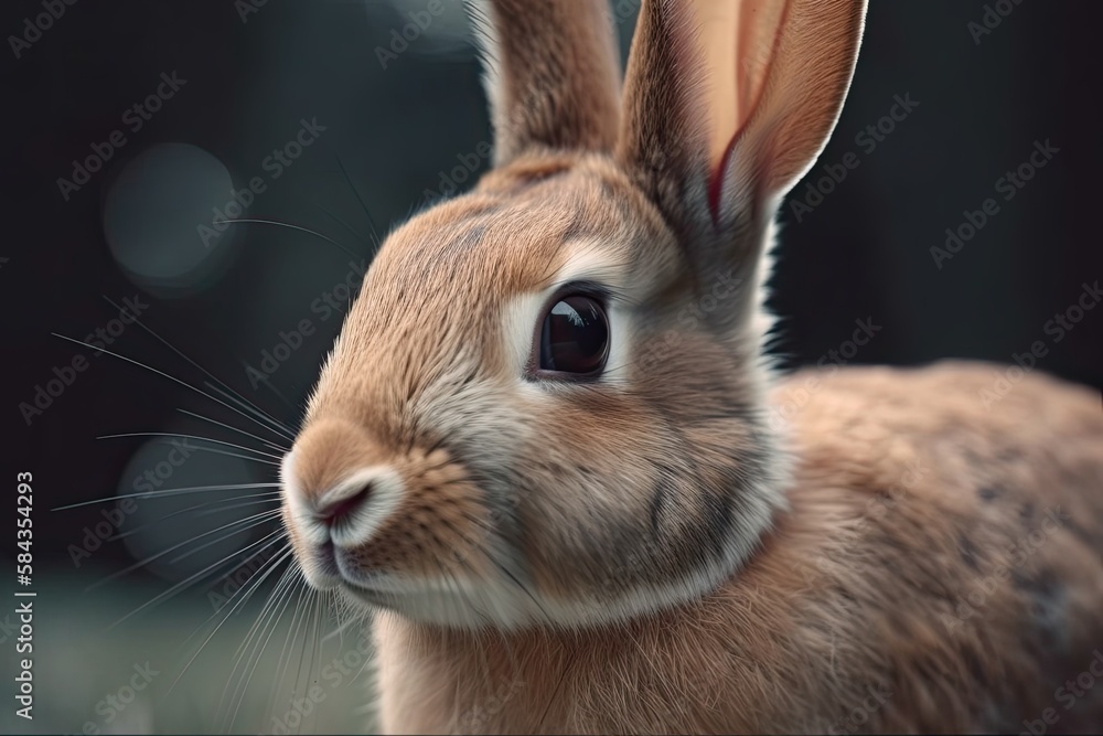 Obraz premium A close up of a bunny rabbit