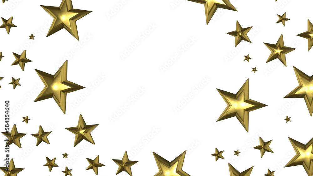 Fototapeta premium XMAS stars background, sparkle lights confetti falling. magic shining Flying christmas stars on night
