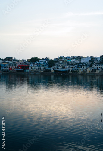 This is a view of peace - pushkar city