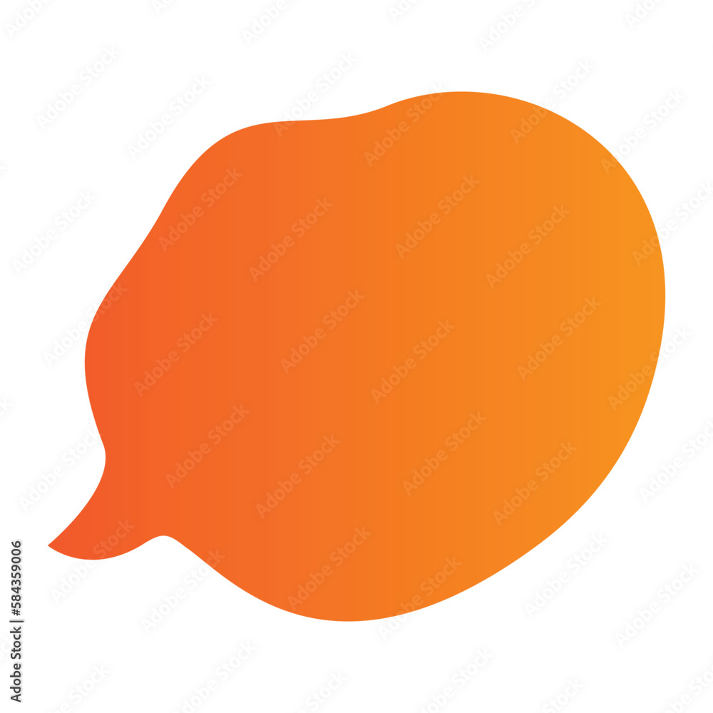orange speech bubble icon illustration orange speech bubble icon illustration