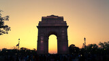 The India Gate is a war memorial located at Kartavya path, New Delhi, India