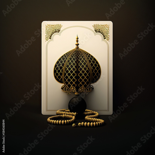ai gennerated illustration of holy koran book photo