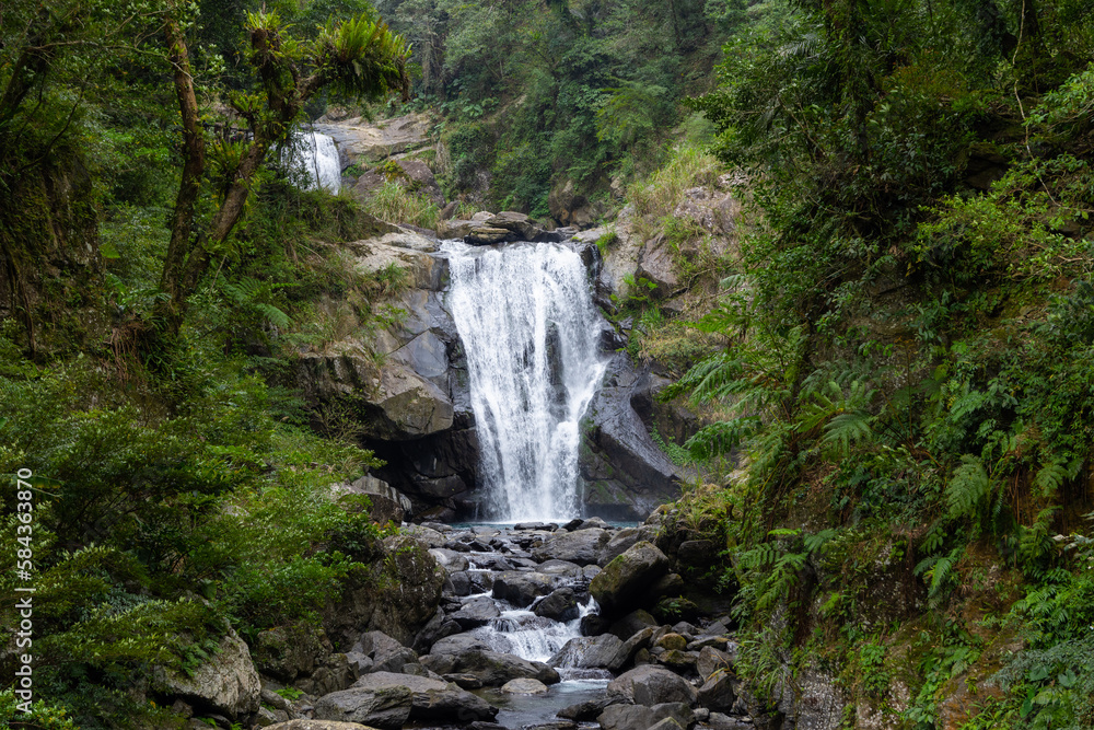 Waterfall in neidong national forest recreation area of taiwan Waterfall in neidong national forest recreation area of taiwan