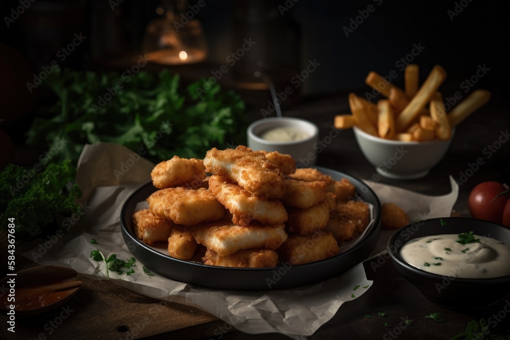 Breaded mozzarella cheese sticks with ketchup and bbq sauce. Delicious breaded mozzarella cheese sticks with marinara dipping sauce. Generative Ai. Breaded mozzarella cheese sticks with ketchup and bbq sauce. Delicious breaded mozzarella cheese sticks with marinara dipping sauce. Generative Ai.