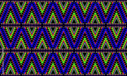 Aztec geometric seamless pattern. Native American, Indian Southwest print. Ethnic design wallpaper, fabric, cover, textile, weave, wrapping.