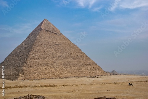 View of the Pyramids in Egypt