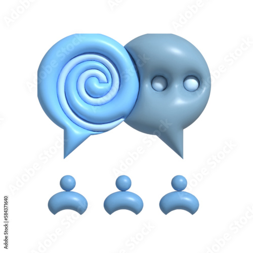 talking