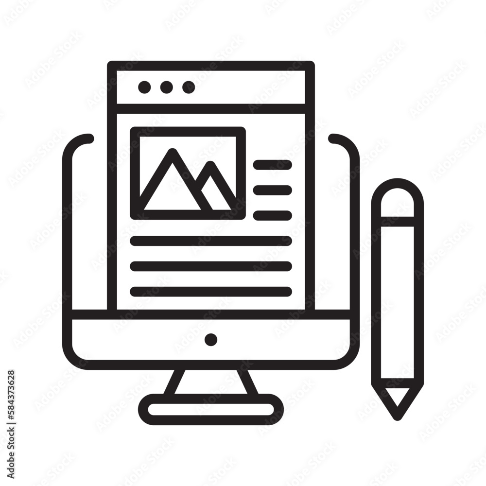 Article marketing vector filled outline Icon Design illustration. SEO Development And Marketing Symbol on White background EPS 10 File Article marketing vector filled outline Icon Design illustration. SEO Development And Marketing Symbol on White background EPS 10 File