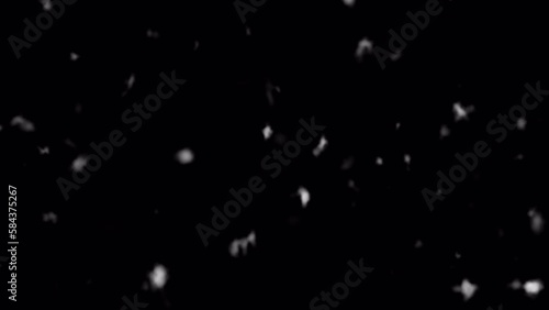 Wallpaper Mural Snow blowing explosion isolated on alpha background in 4K Torontodigital.ca