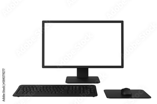 Desktop Computer Mockup 