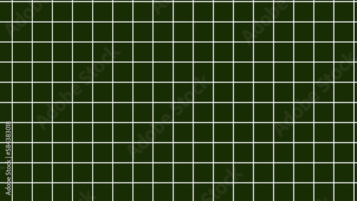 Green background of white squares