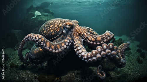 AI Captivating Marine Wildlife: Stunning Shots of Creatures in their Oceanic Habitat © cff999