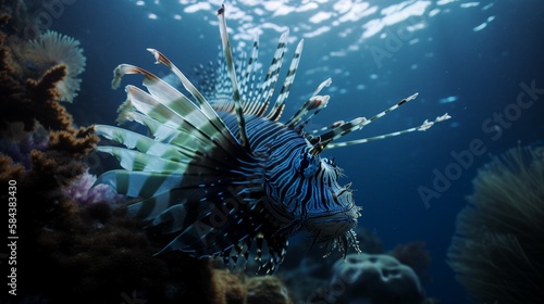 AI Captivating Marine Wildlife  Stunning Shots of Creatures in their Oceanic Habitat