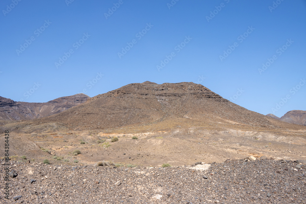 Mountains in Natural Park Jandia, Fuerteventura
