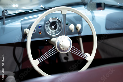 View of a vintage car interior © ARTJOM