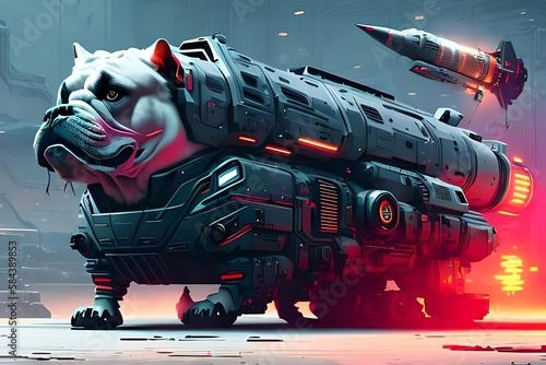 Cyberpunk Dog 