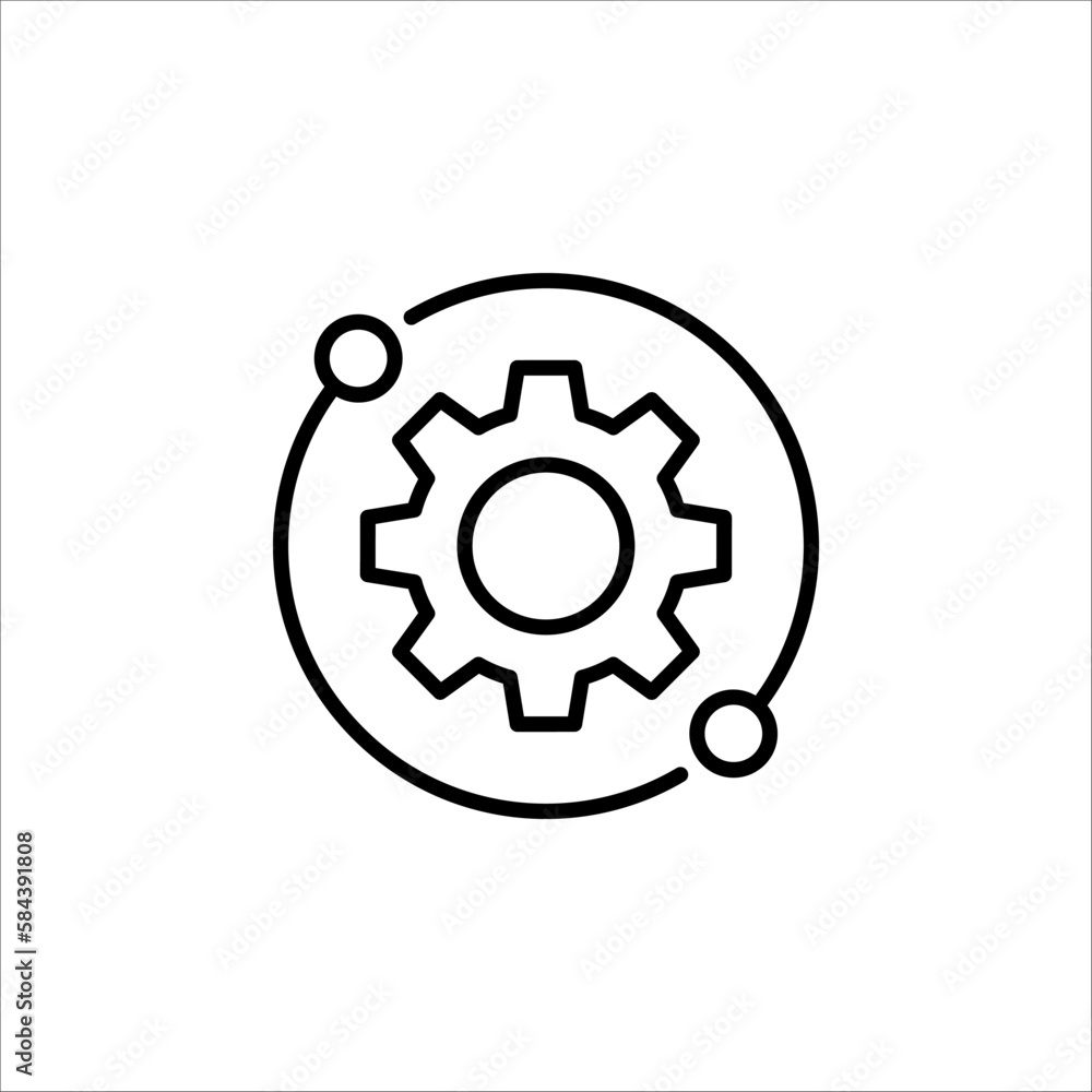 Process icon symbol in black for your web site design, app, UI. Simple operations icon. Vector illustration on white background Process icon symbol in black for your web site design, app, UI. Simple operations icon. Vector illustration on white background