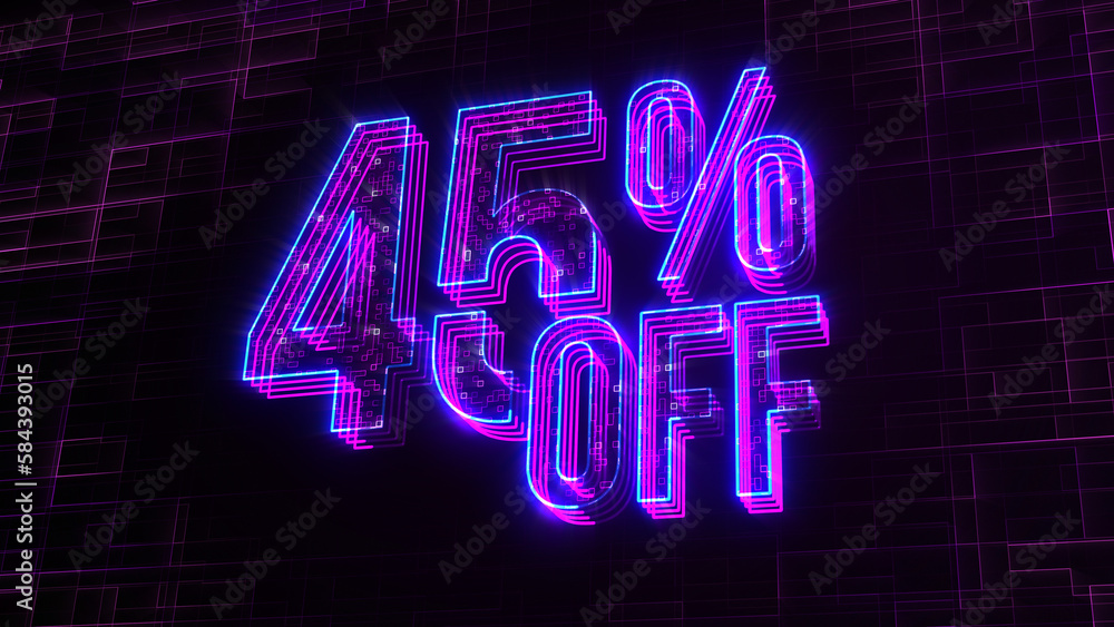 Futuristic Purple Blue Shine 3D Perspective View 45 Percent Off Lines With Square Dots Fractal Digital Technology Futuristic Purple Blue Shine 3D Perspective View 45 Percent Off Lines With Square Dots Fractal Digital Technology
