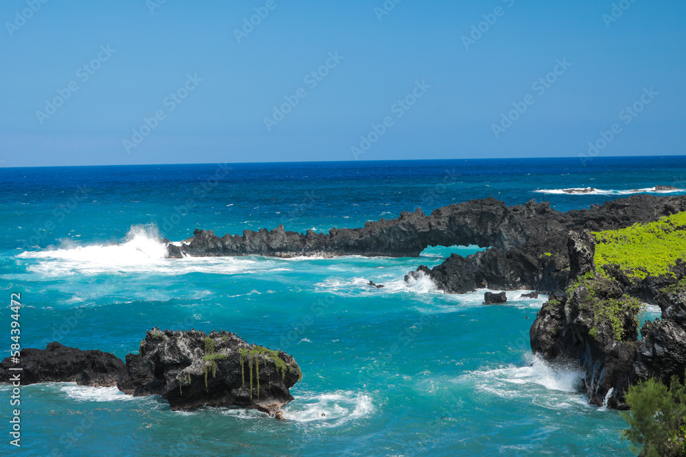 rocks and sea 