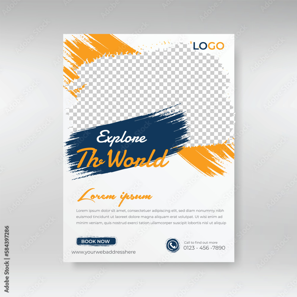 Travel flyer poster design , Holiday ,Vacation, flyer brochure templates. Vector Travel flyer poster design , Holiday ,Vacation, flyer brochure templates. Vector