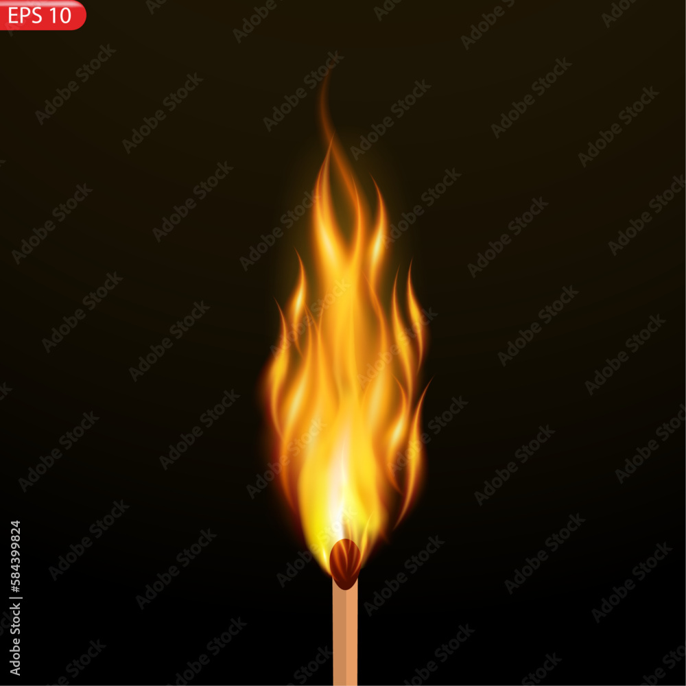 Translucent fire flames and sparks with horizontal repetition on transparent background. For used on dark illustrations. Transparency only in vector format Translucent fire flames and sparks with horizontal repetition on transparent background. For used on dark illustrations. Transparency only in vector format