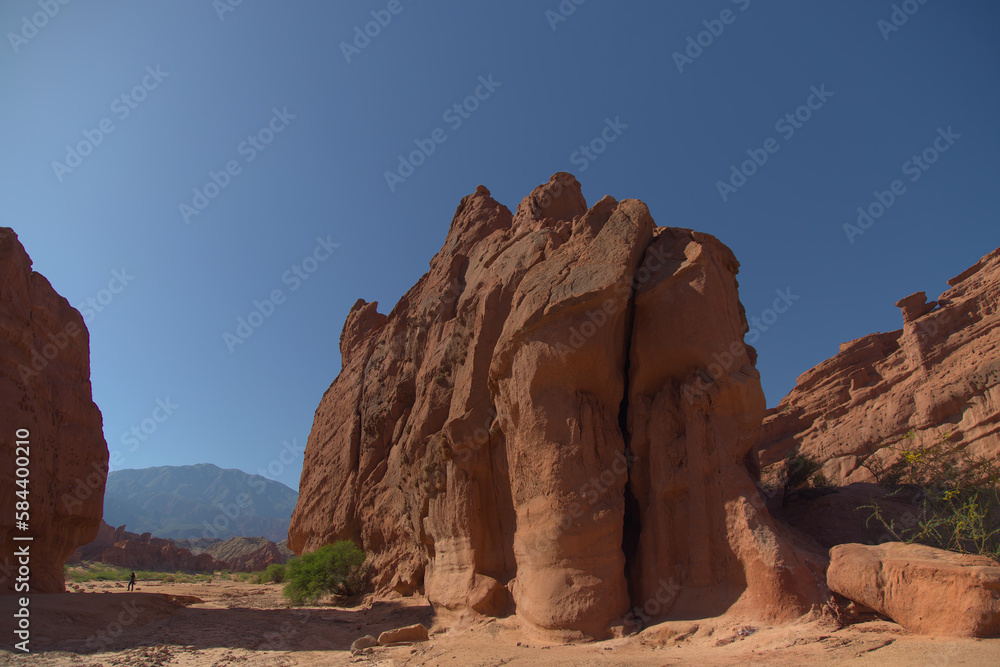 The rock formations of the Quebrada De Las Conchas, Argentina
