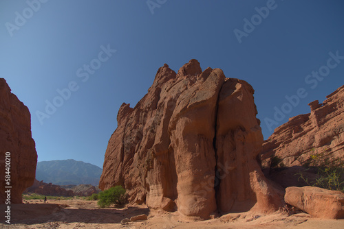 The rock formations of the Quebrada De Las Conchas  Argentina