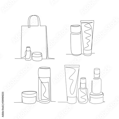 Cosmetics vector illustration