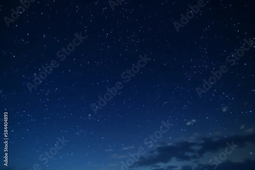 Night sky with stars and moon background © Lucas