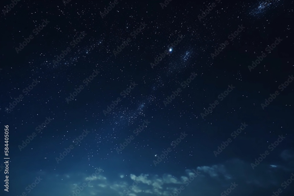 Night sky with stars background