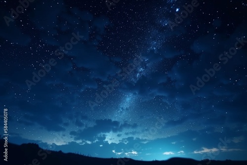 Night sky with stars background