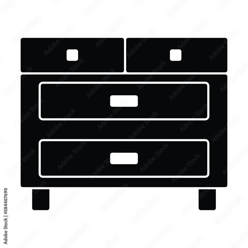 cabinet icon, office vector, drawer illustration cabinet icon, office vector, drawer illustration