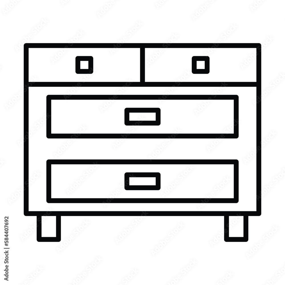 cabinet icon, office vector, drawer illustration cabinet icon, office vector, drawer illustration