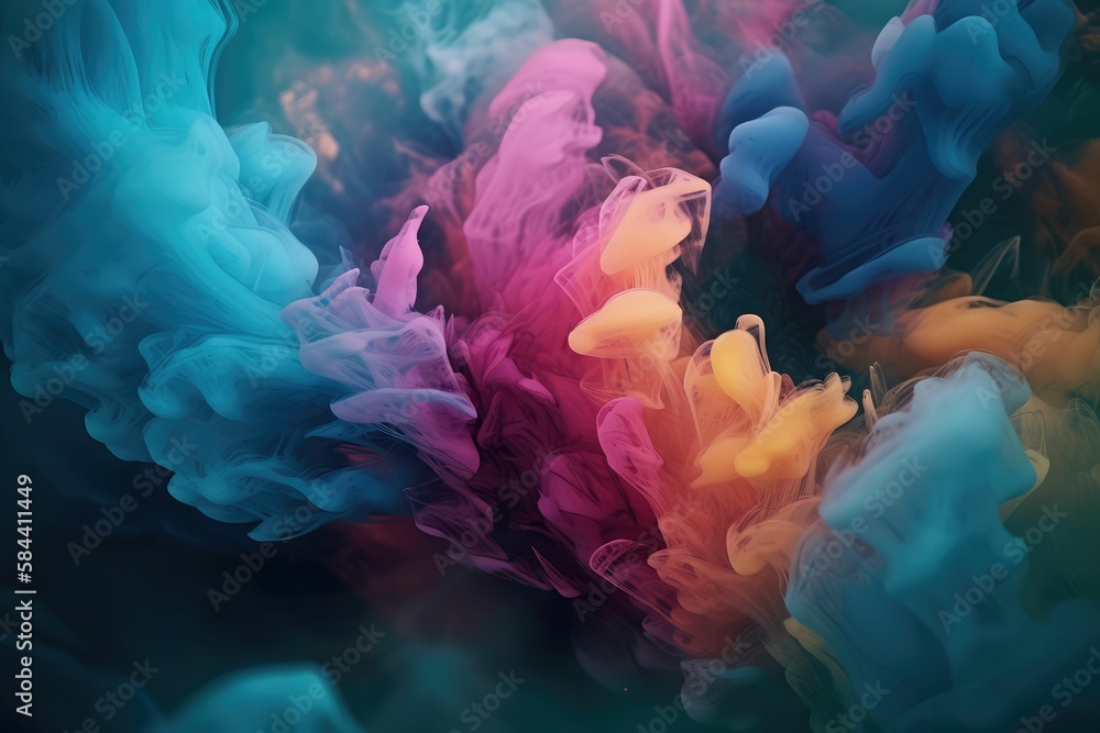 Fototapeta premium abstract colorful background, generative AI