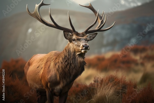 Monarch Of The Glen. AI generated
